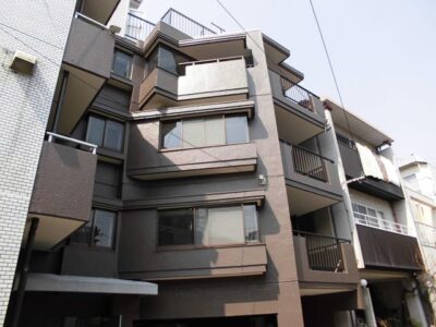 名古屋市昭和区のアパート防水・外壁塗装の事例