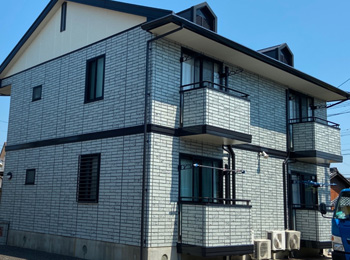 愛知県刈谷市アパートRの外壁・屋根塗装の事例